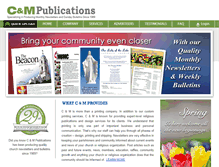 Tablet Screenshot of cmpublications.com